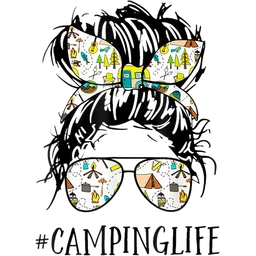 Camper Life Mom Camping Life Humor Skull For Camper